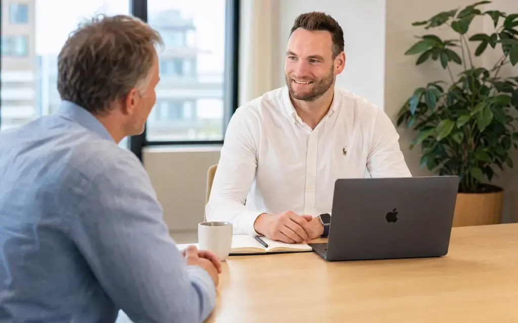 Oliver Leifken im Beratungsgespräch